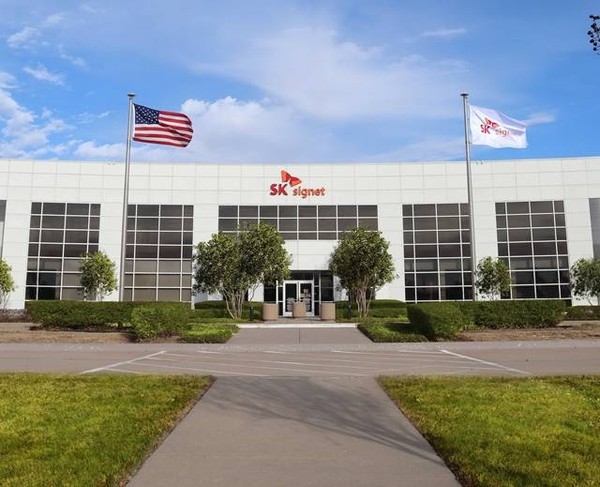 ▲ SK시그넷의 미국 텍사스주 초급속충전기 생산 공장